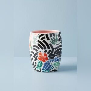 New! Sisters Gulassa x Anthropologie Floral Stoneware Pot